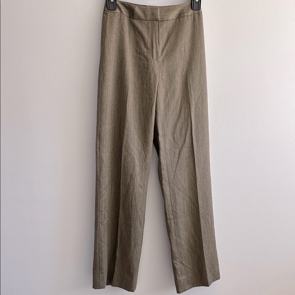 Lafayette 148 New York wool blend high rise dress pants